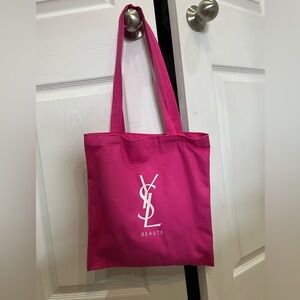 Pink YSL Beauté Tote Bag